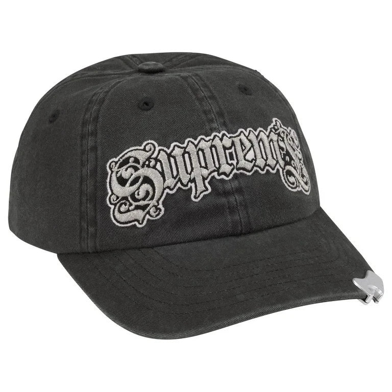 Supreme Bottle Opener 6-Panel Black