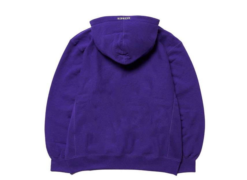 Supreme Swarovski S Logo Hooded Sweatshirt Purple