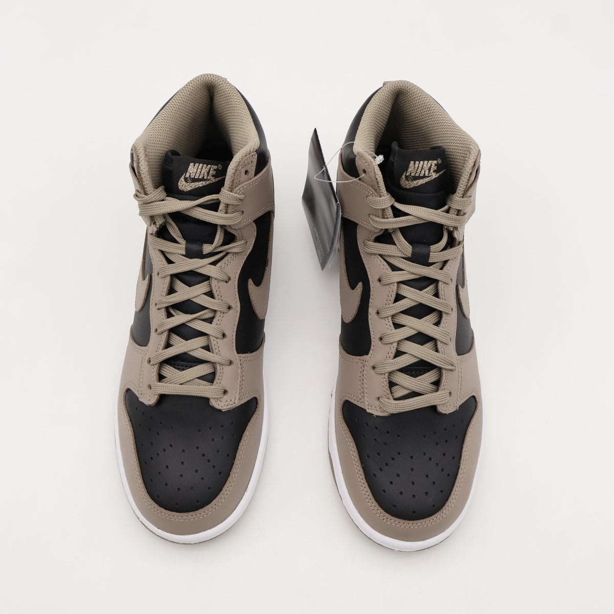 DD1869-002 Nike Dunk High Moon Fossil Black Bitter Dark Brown Ash Grey (Women's)