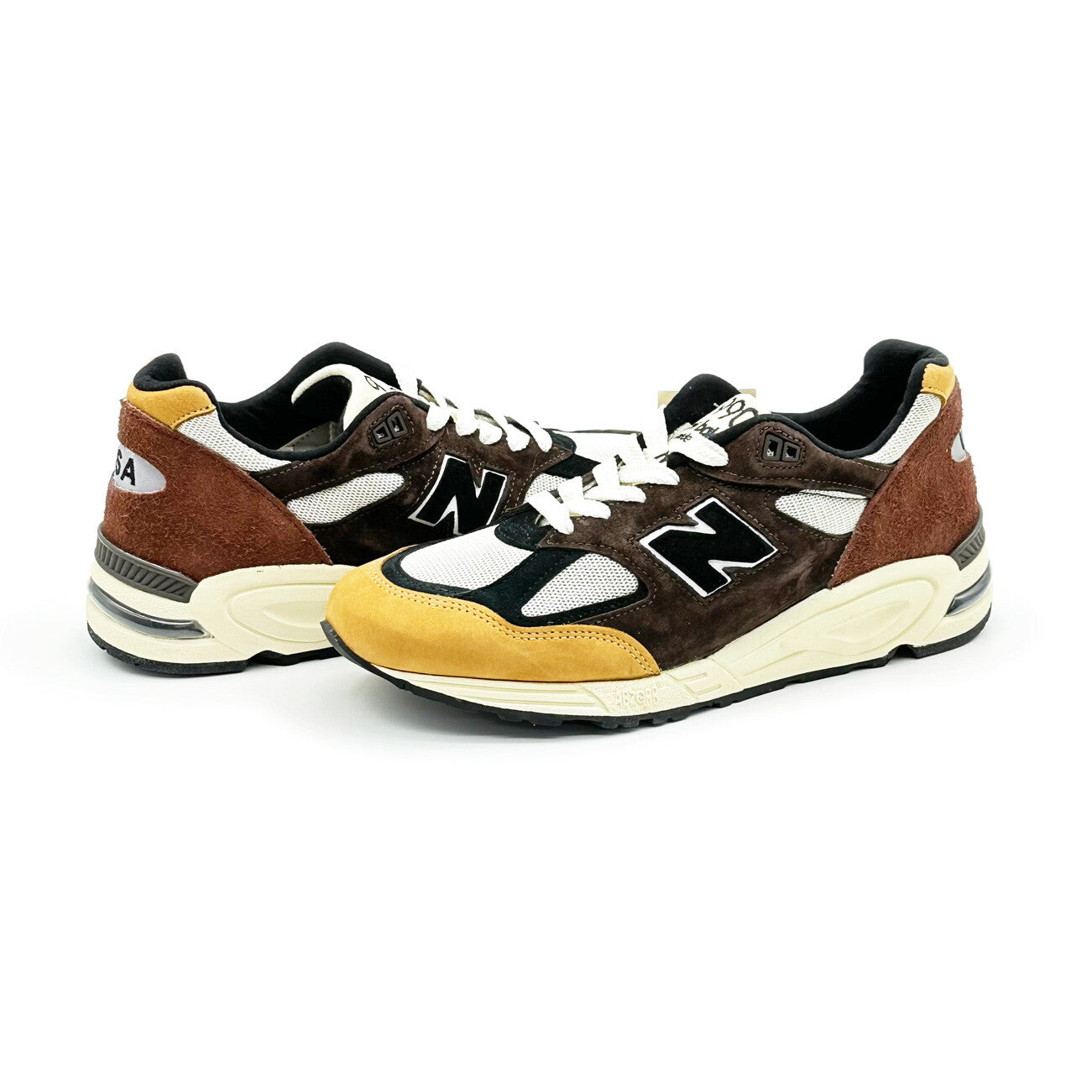 M990BB2 New Balance 990V2 Brown and Tan Season 2 Brown MiUSA Made in USA