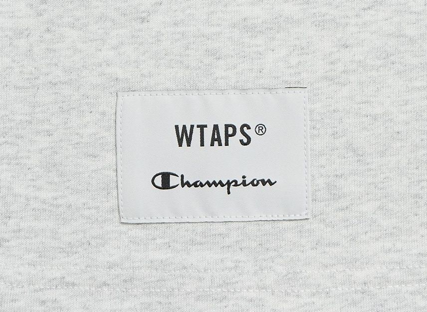 WTAPS x Champion Academy  SS  Cotton Gray 242HBCHD-CSM01S  C8-B363
