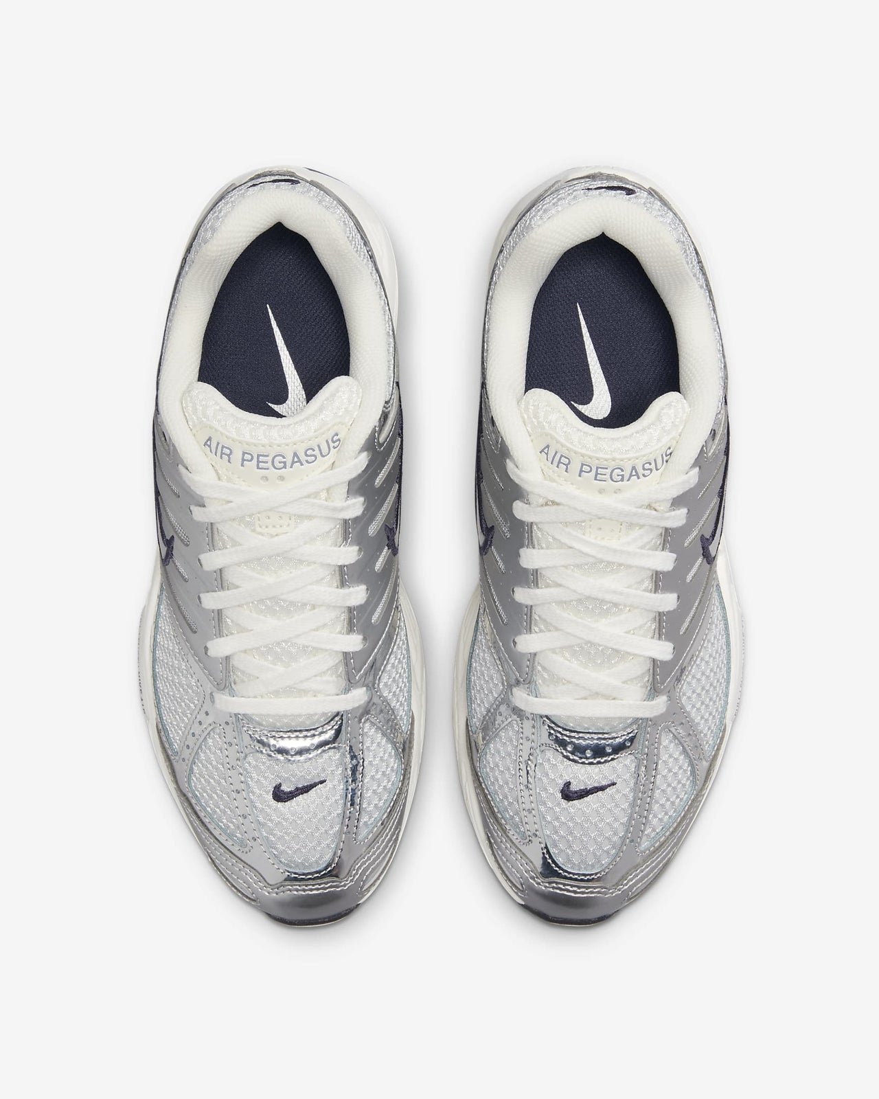 HJ7310-025 Nike Air Pegasus 2K5 Metallic Silver and Photon Dust (Women's)
