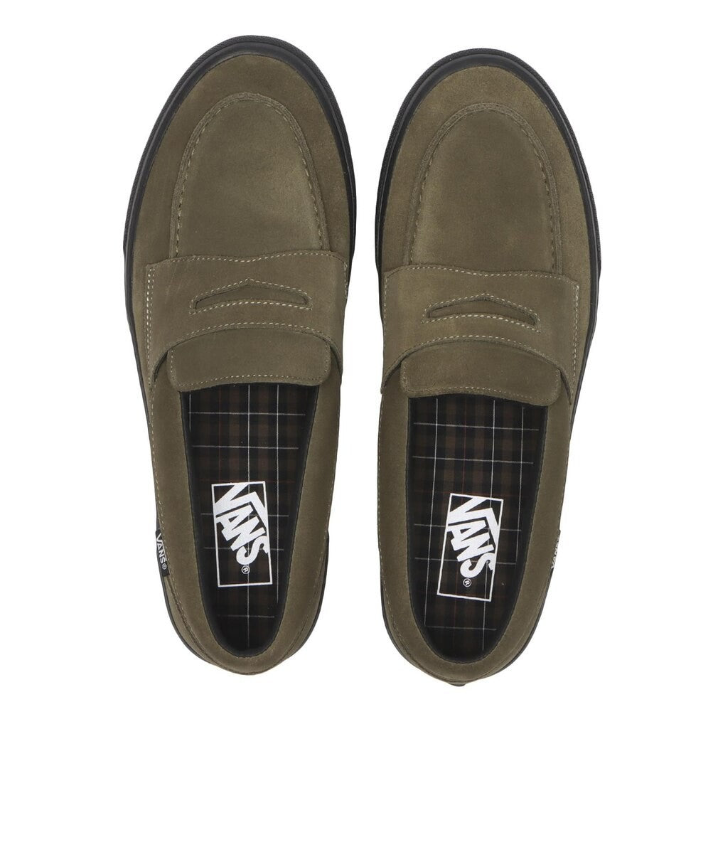 714350-0001 Vans Loafer "Olive/Black" (V296 CHK) (Men's)