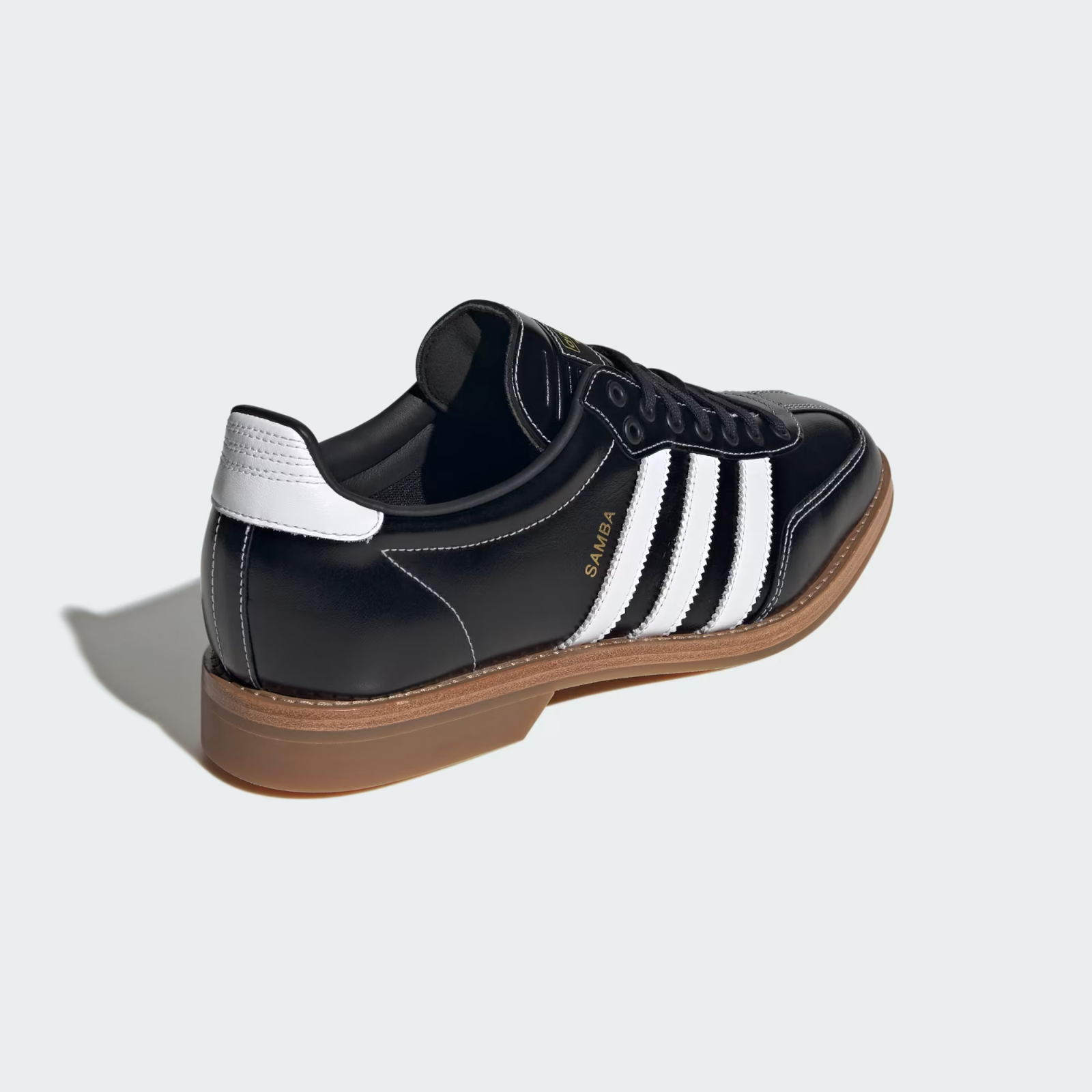 KI9995 adidas Samba Bowling Core Black Cloud White Ecru Tint (Men's)