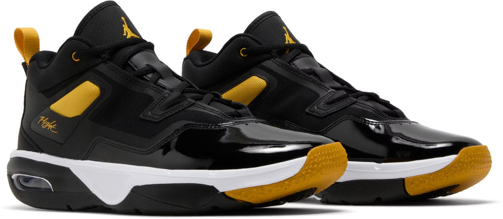 FB1396-071 Nike Air Jordan Stay Loyal 3 "Black/White/Yellow Ochre" (Men's)