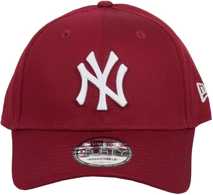 NEW ERA LA NYY 940 9FORTY League Basic Cap NY Dark Red