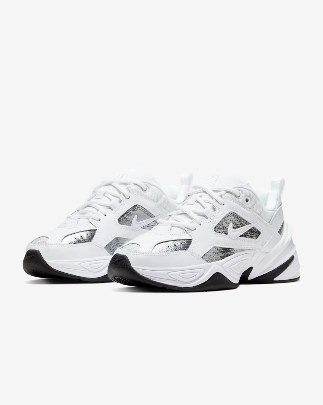 CJ9583-100 Nike M2K Tekno Essential White Metallic Silver Black White (Women's)
