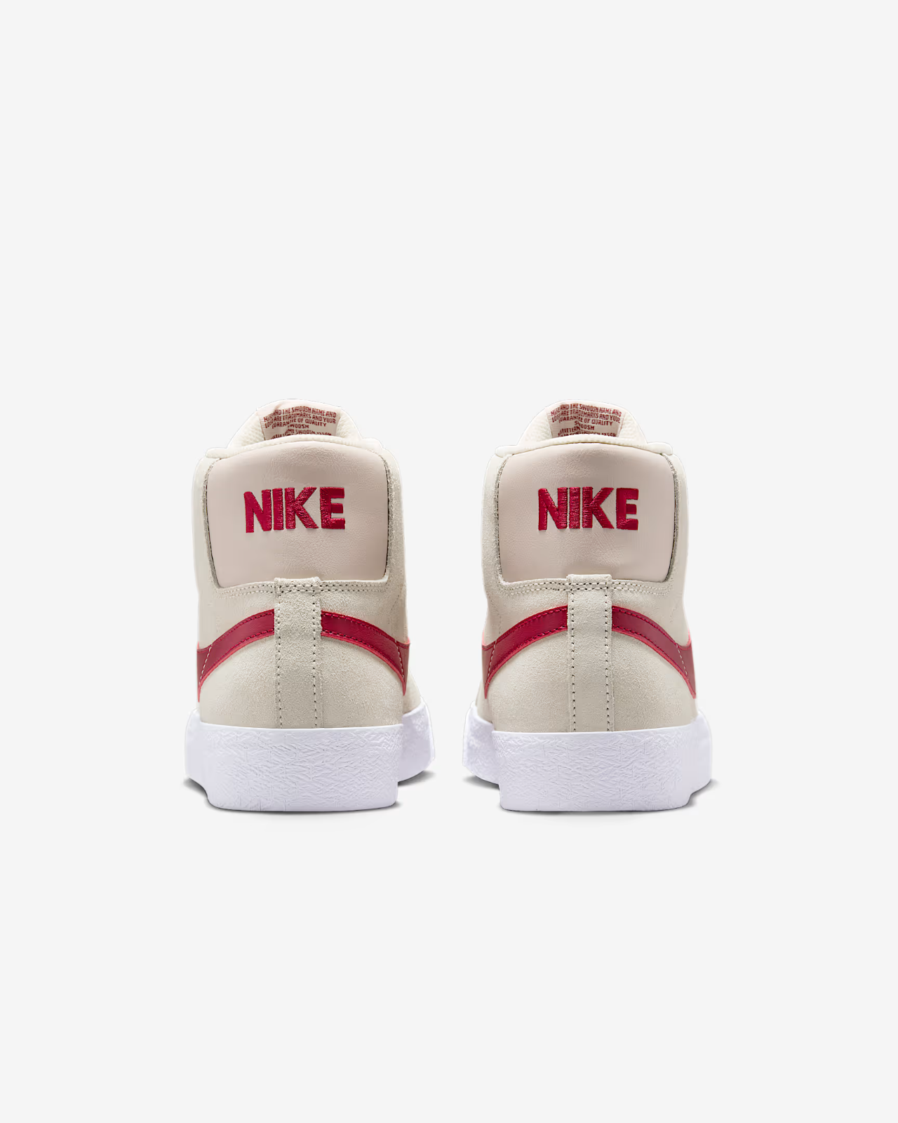 FD0731-100 Nike SB Zoom Blazer Mid Pale Ivory Silt Red White Noble Red (Men's)
