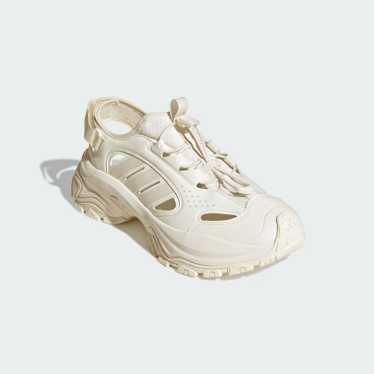 JP8897 adidas Sneaker Sandal Core White Off White Silver Metallic (Men's)