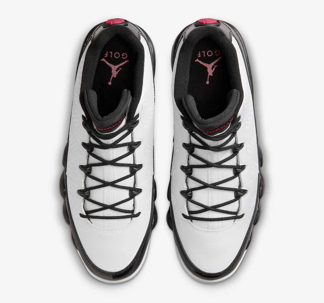 FJ5934-100 Nike Air Jordan 9 Golf White Black True Red (Men's)