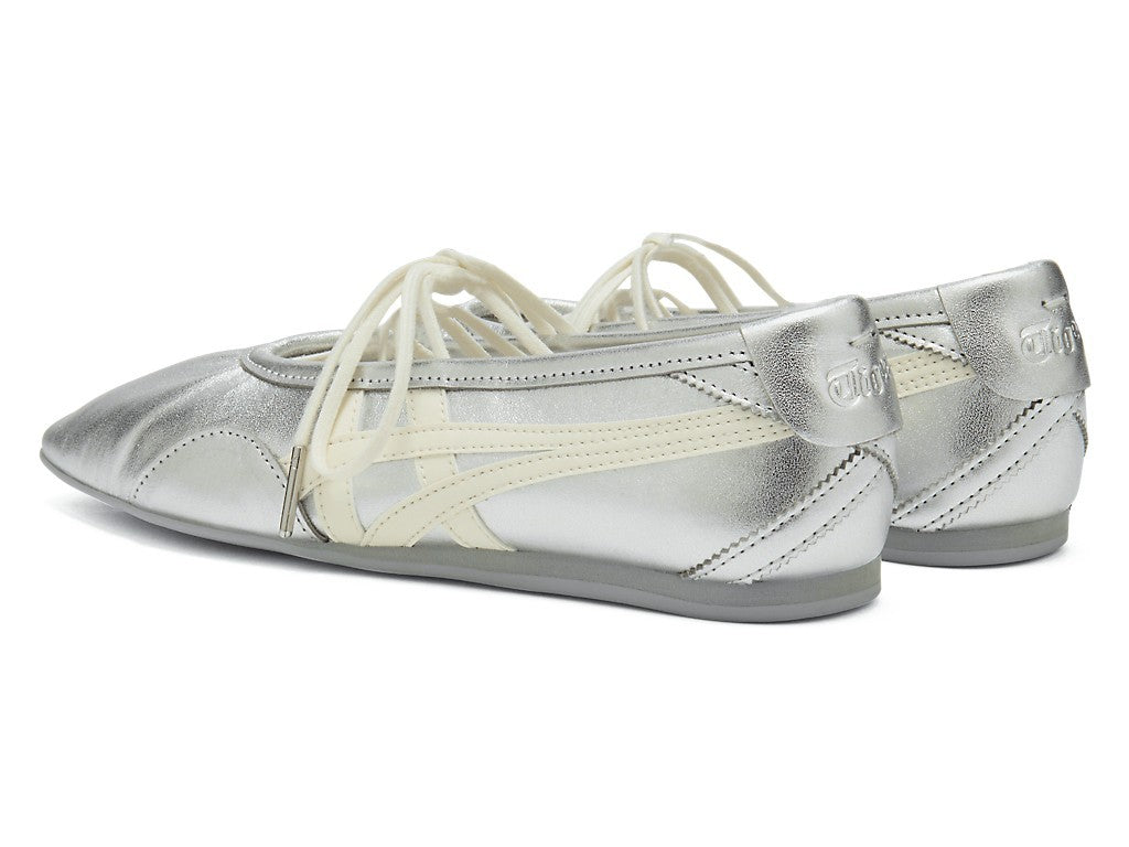 1182A754-020 Onitsuka Tiger Women's Gymnarina Silver/Cream (Women's)