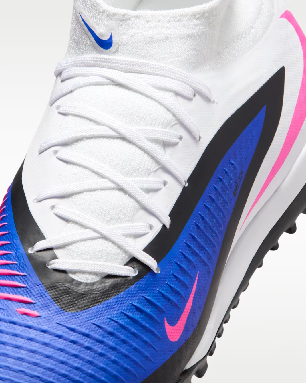 HQ2277-446 Nike Phantom 6 High Academy Racer Blue White Pink Blast (Men's)