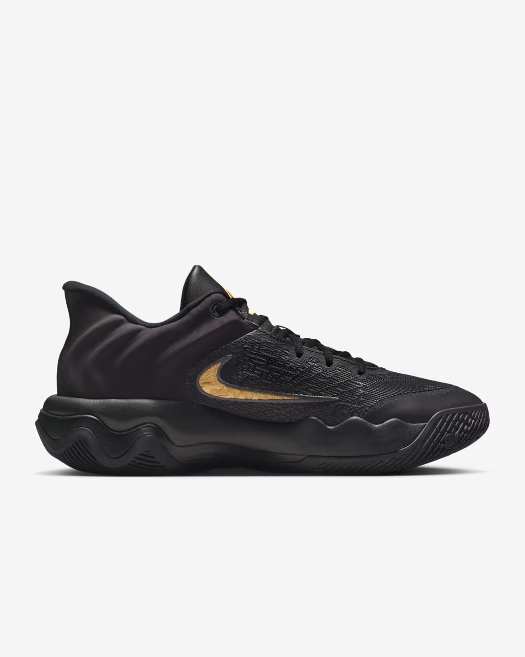 FQ3681-005 Nike Giannis Immortality 4 Black Metallic Gold (FQ3680-010) (Men's)
