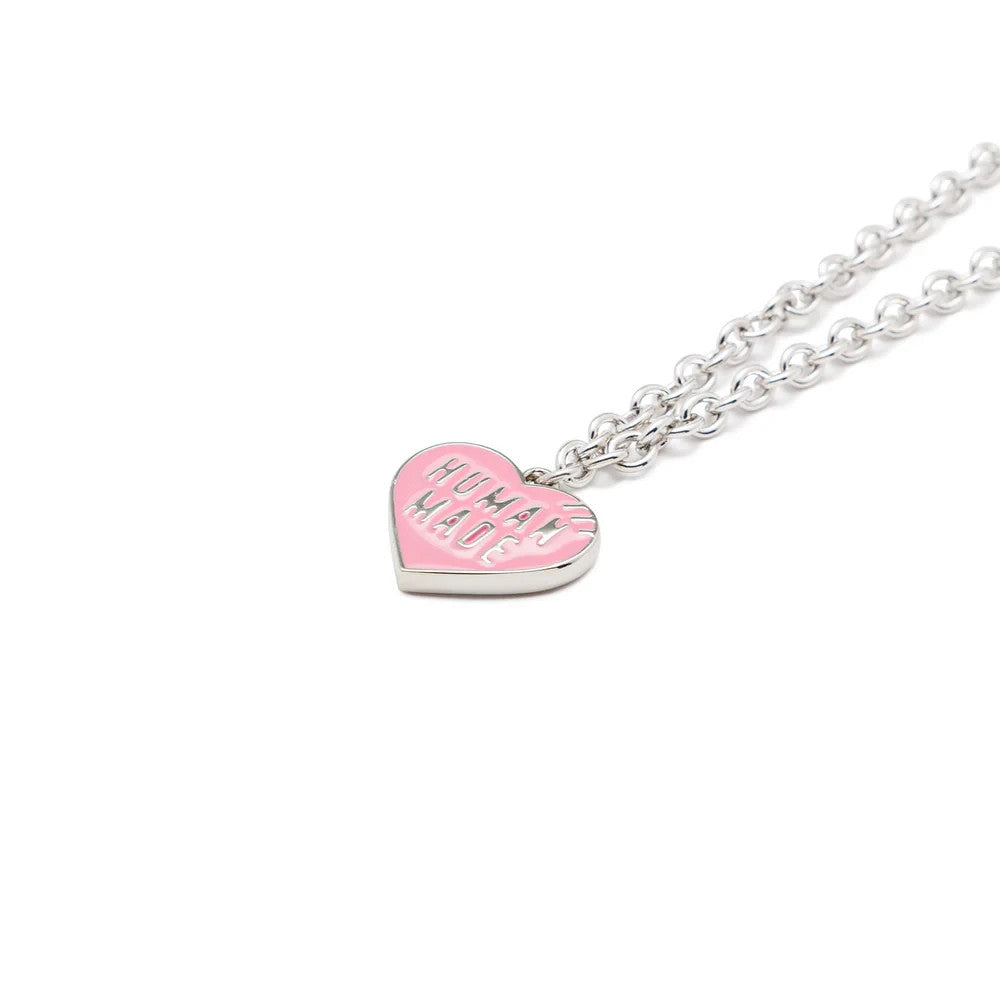 HUMAN MADE Heart Necklace Pink HM29GD157