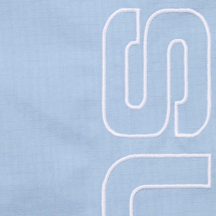 Supreme Spellout Embroidered Ripstop Track Pant Light Blue
