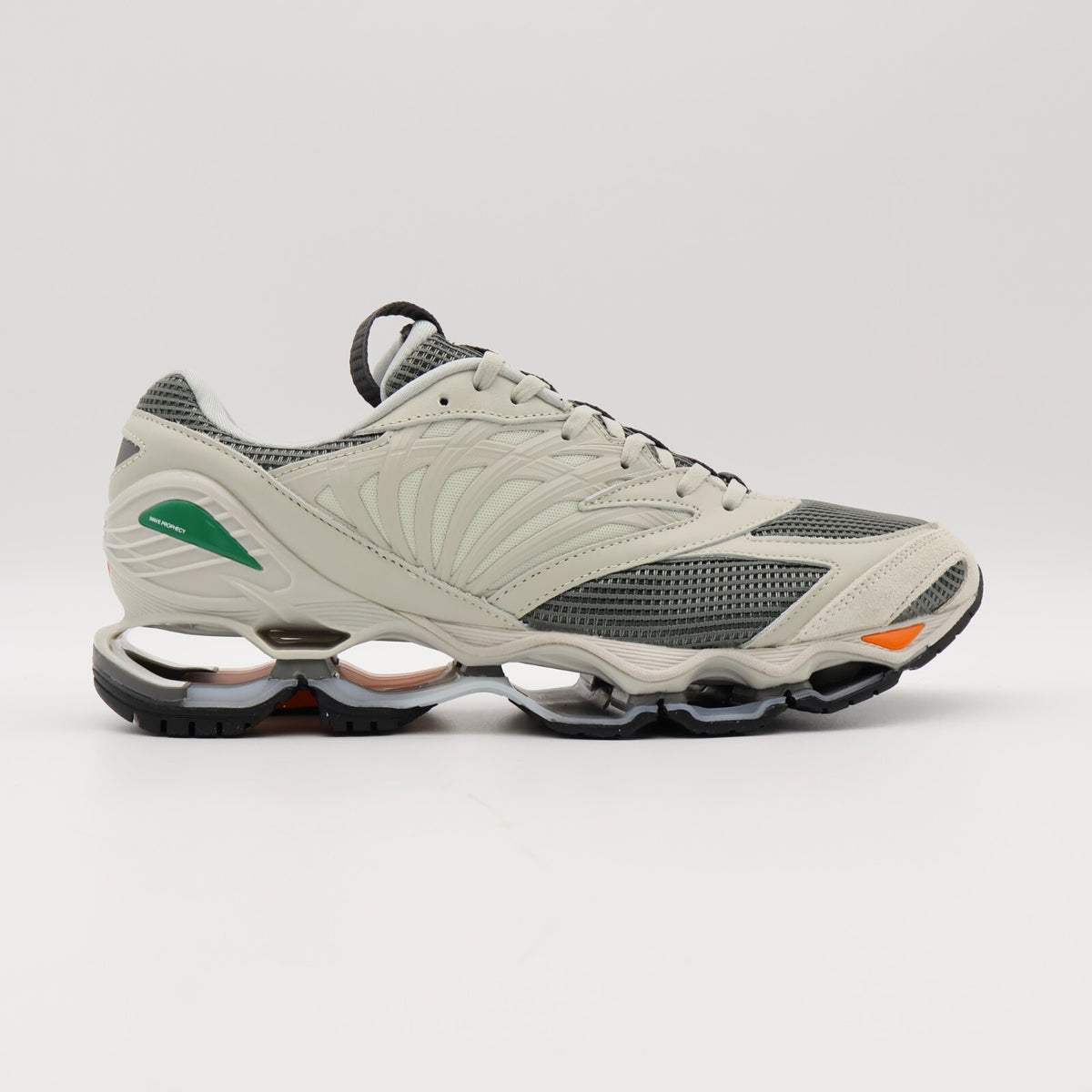 D1GD242701 Graphpaper Mizuno Wave Prophecy LS Gray Light Gray Orange (Men's)