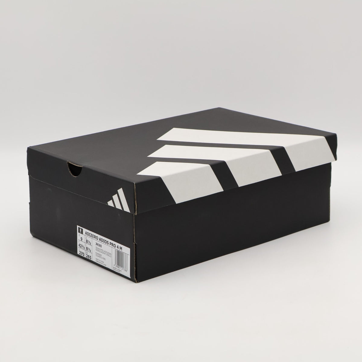 JR6365 adidas Adizero Adios Pro 4 Core Black Matte Silver Glory Green (Men's)