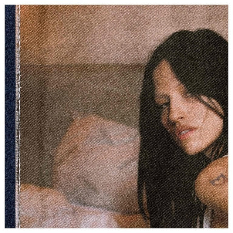 Supreme x Larry Clark Hooded Varsity Jacket Navy