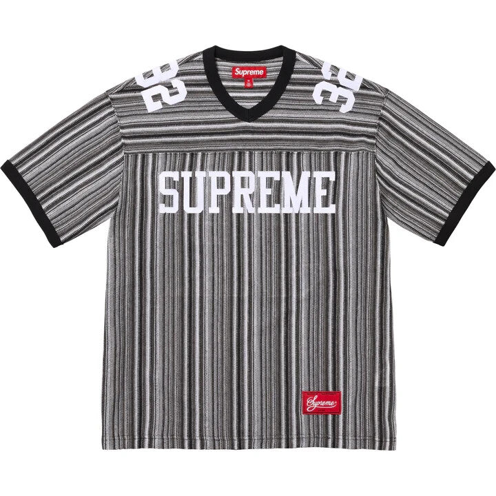 Supreme Open Knit Football Top Black