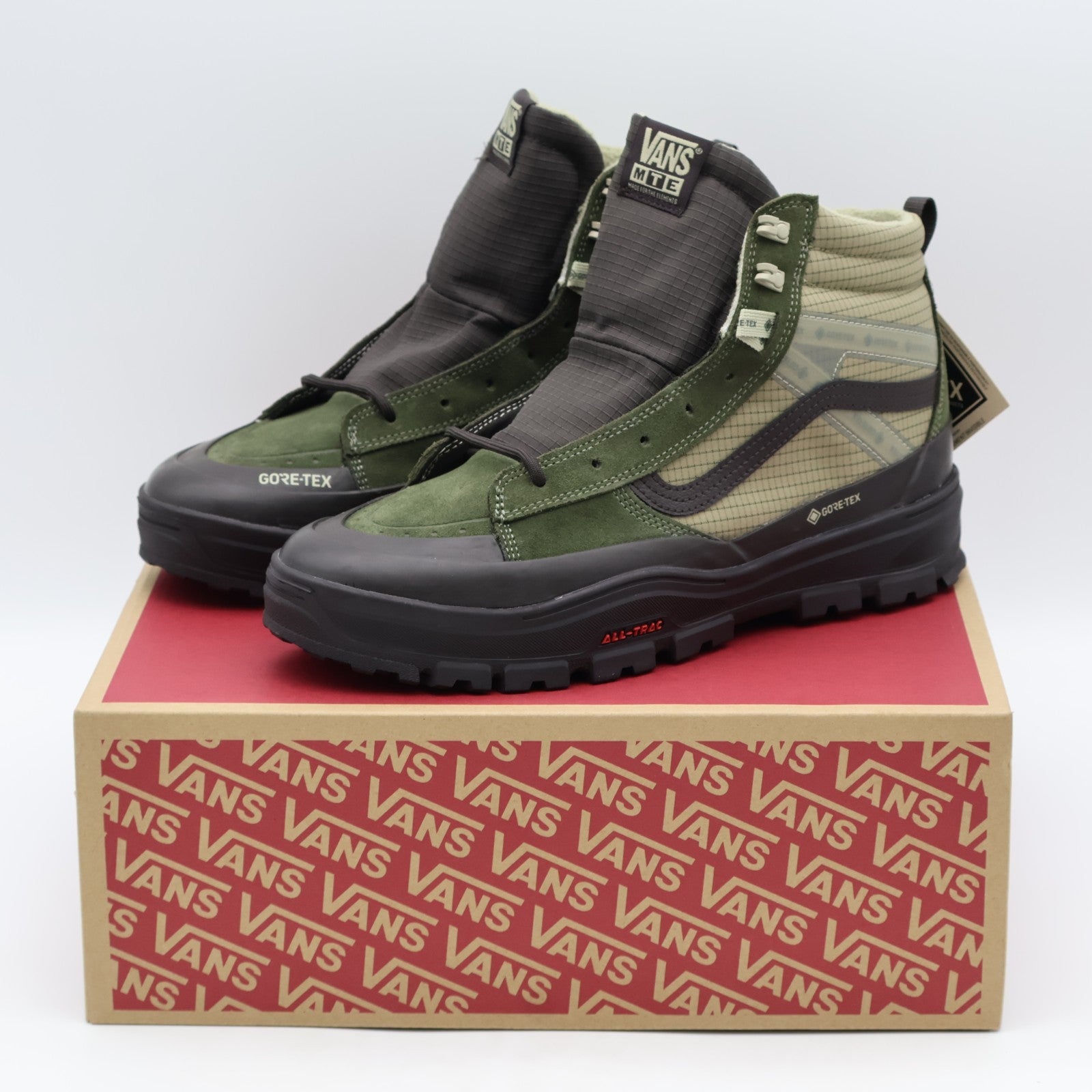 VN000DARF87 Vans Sk8-Hi GORE-TEX Insulated Dark Green Dark Brown (Men's)