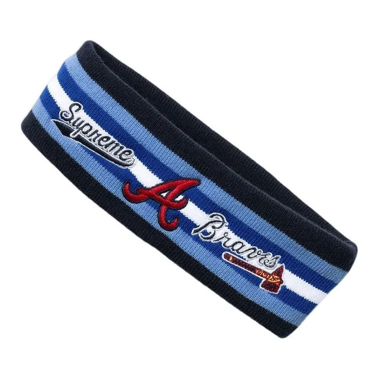 Supreme x Mitchell & Ness Teams Headband Navy