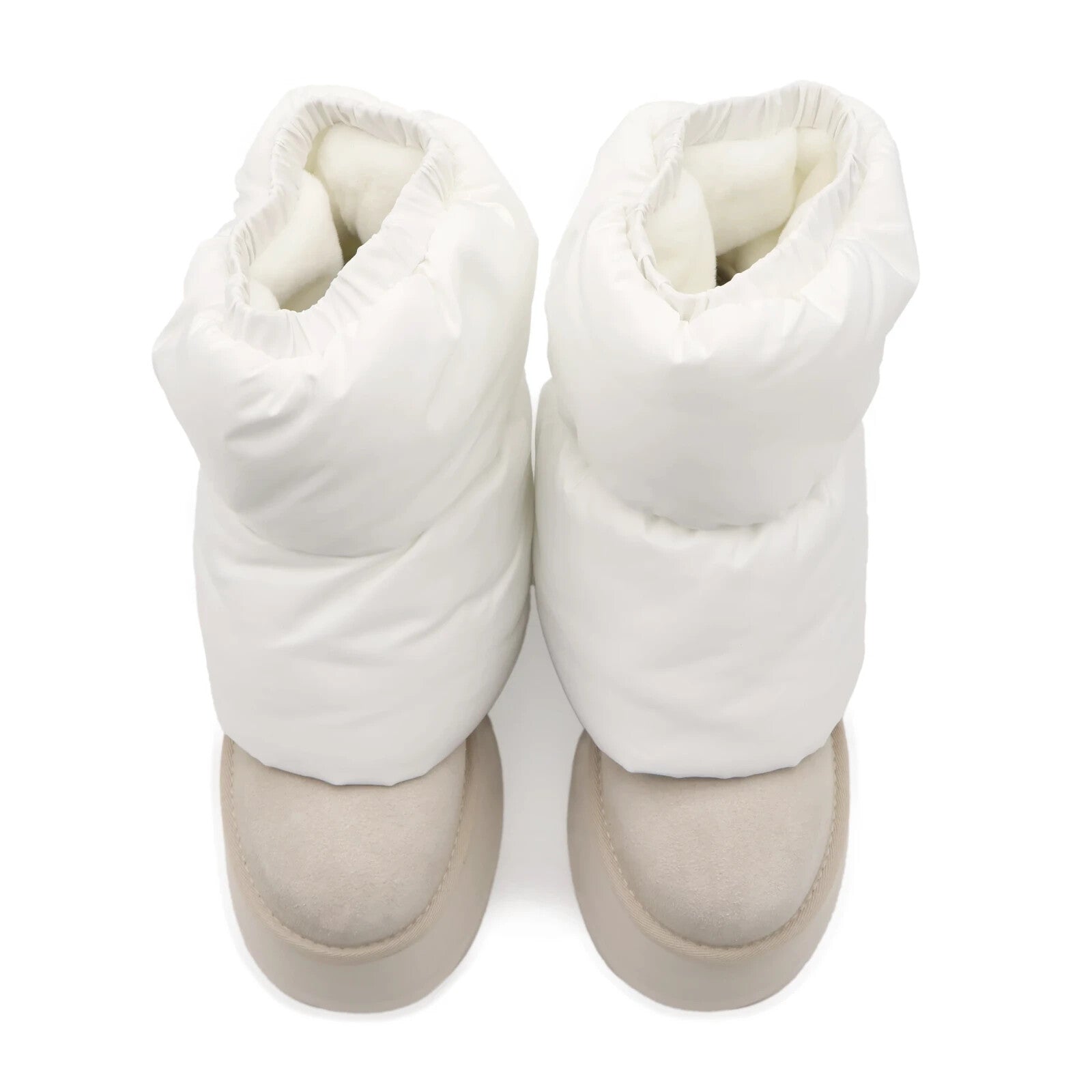 1158275-WCRM UGG Women's Classic Mini Dipper Puffer White Ceramic (Women's)