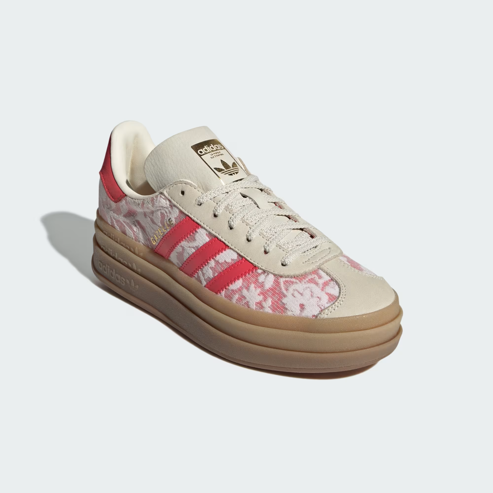 JR8885 Liberty London adidas Originals Gazelle Bold Better Scarlet (Women's)