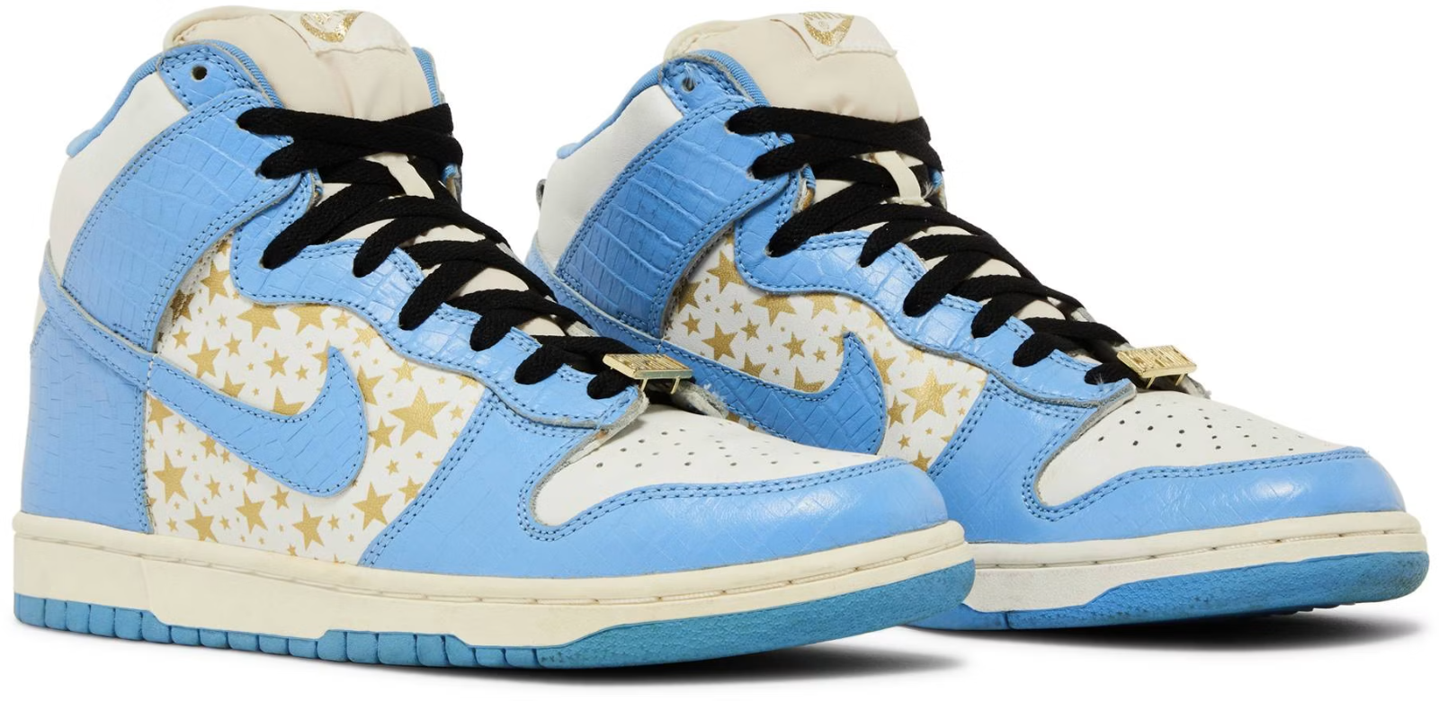 307385-141 Supreme Ã Nike SB Dunk High "Blue Stars" (Men's)