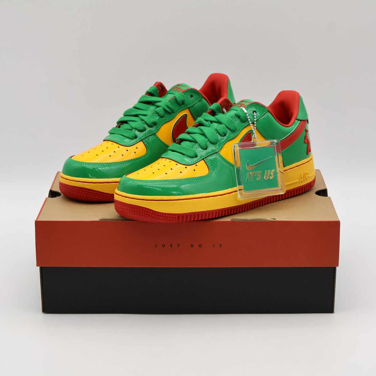 IH4383-300 Lil Yachty Nike Us Force 1 (Air Force 1) Low Lucky Green (Men's)