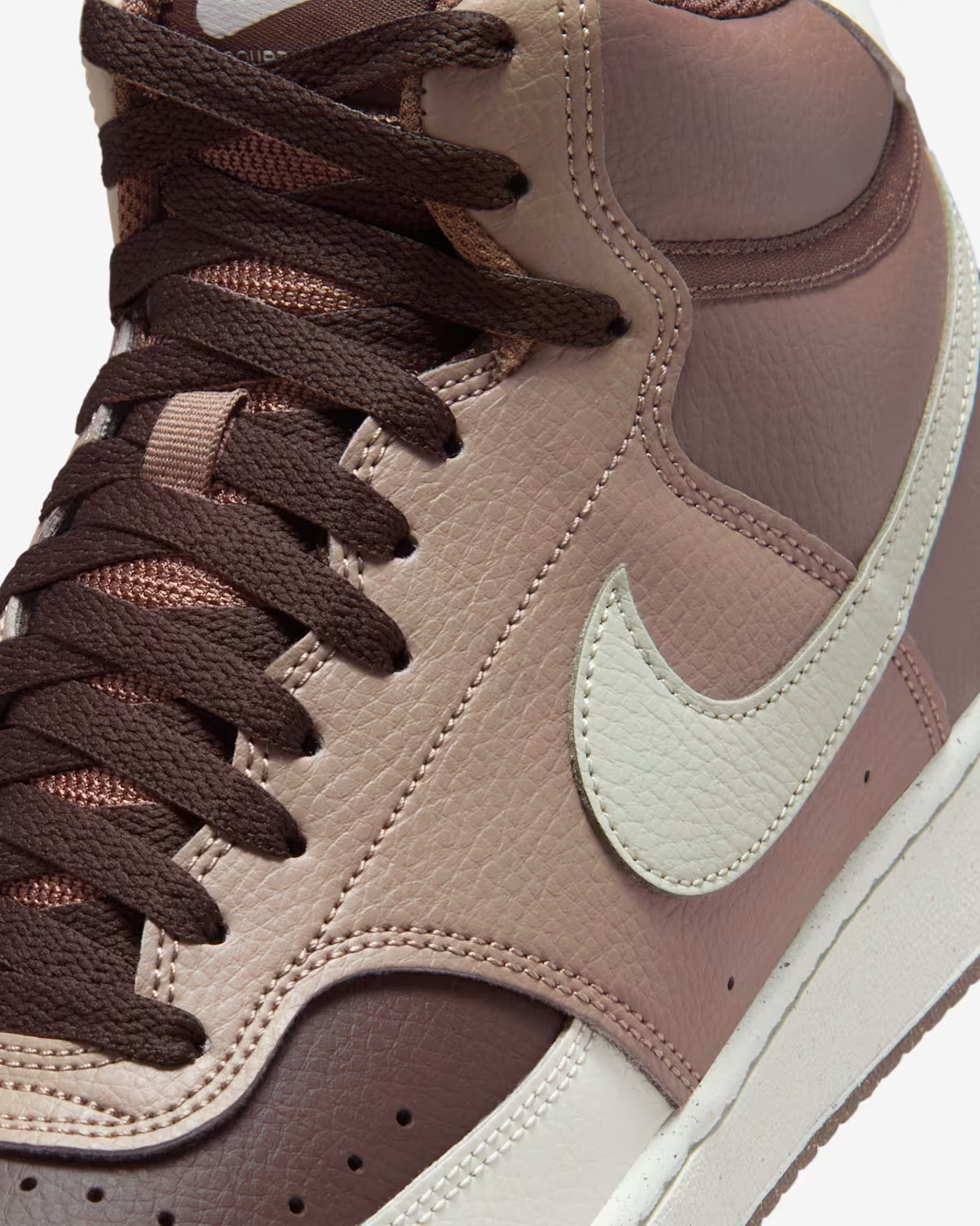 DN3577-200 Nike Court Vision Mid Next Nature Baroque Brown Light Bone (Men's)