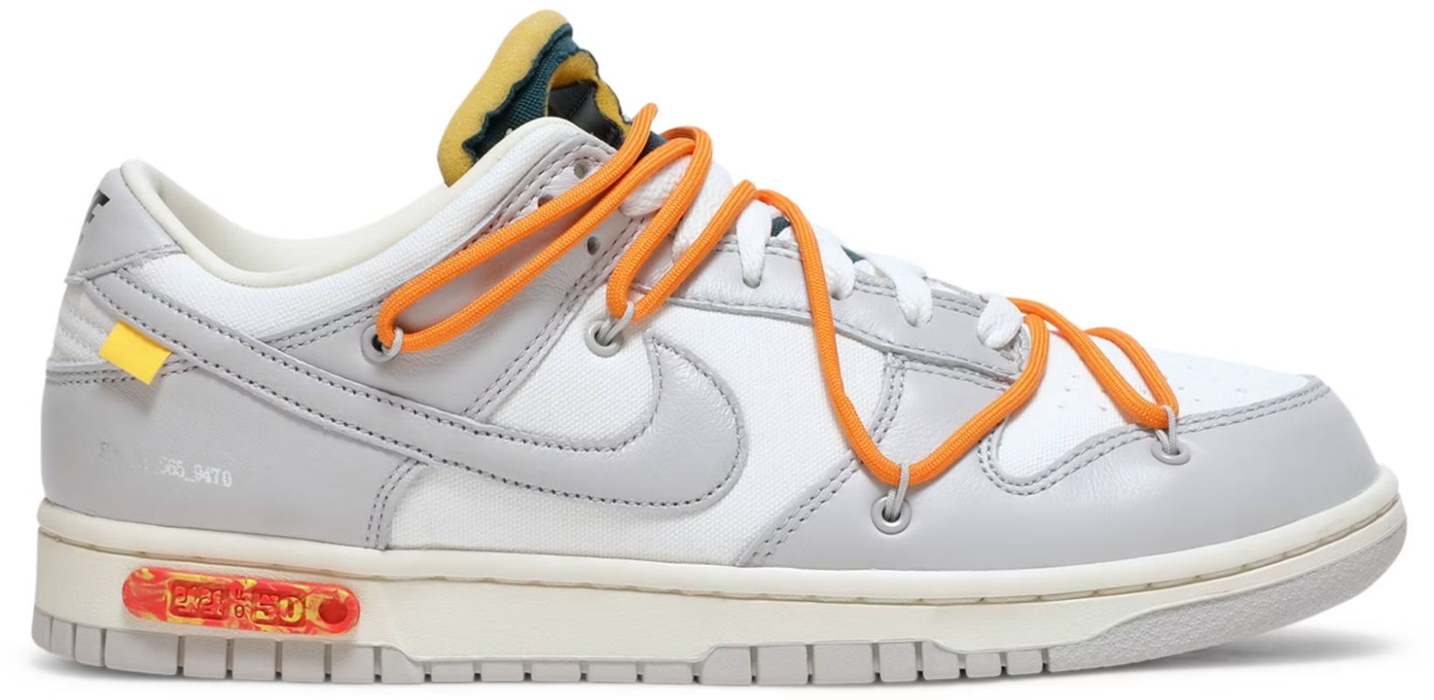 DM1602-104 Off-White Ã Nike Dunk Low 1 of 50 "Lot.44" (Men's)