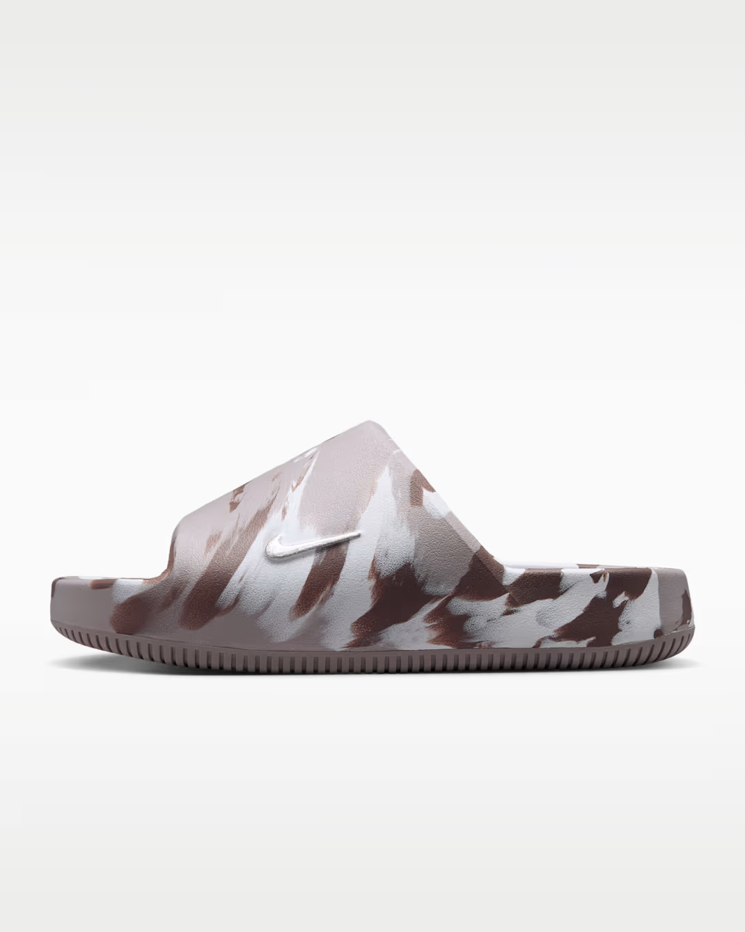 II7271-102 Nike Calm 2.0 Slide "Sail/Mink Brown" (Women's)