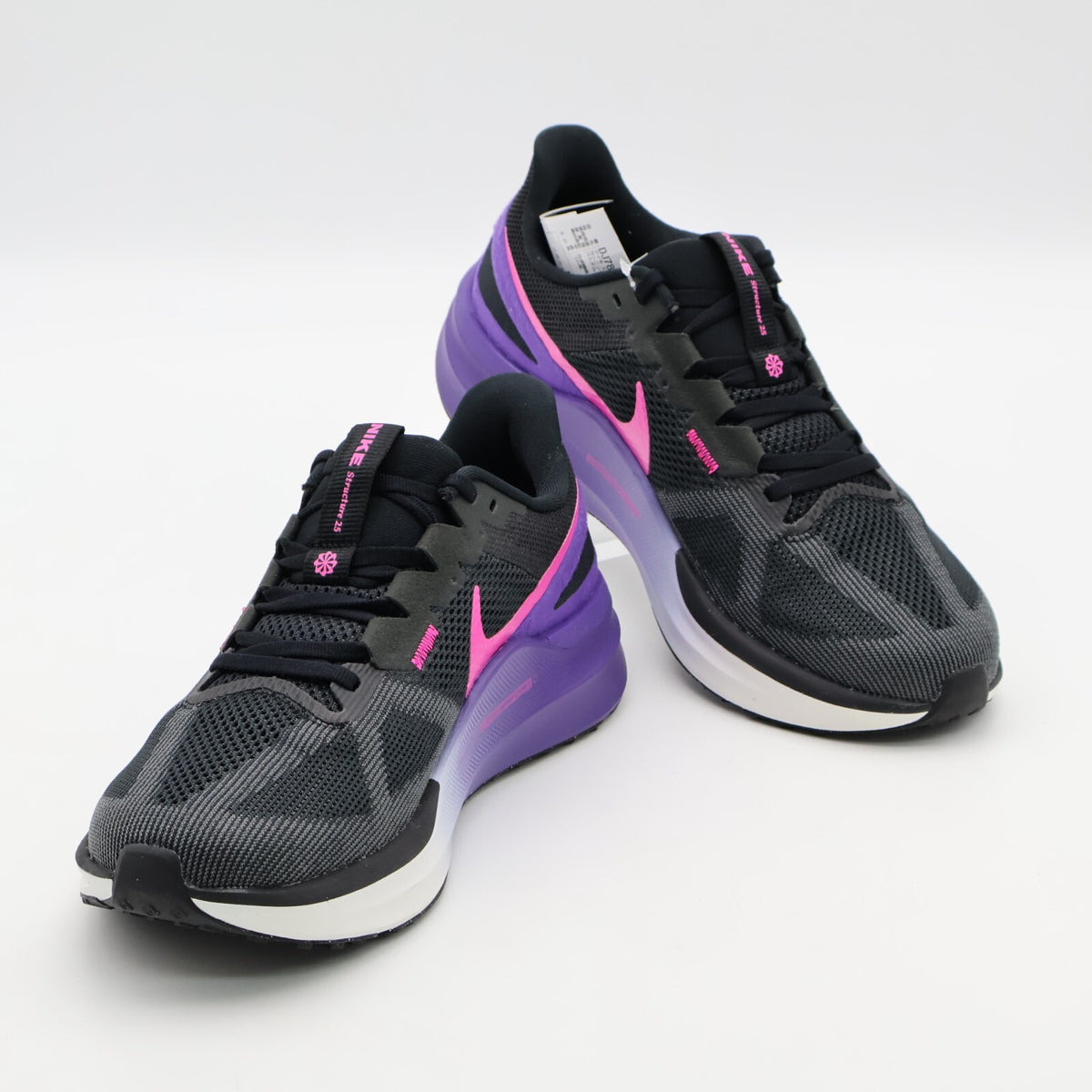 DJ7883-010 Nike Structure 25 Black Anthracite Field Purple Laser Fuchsia (Men's)