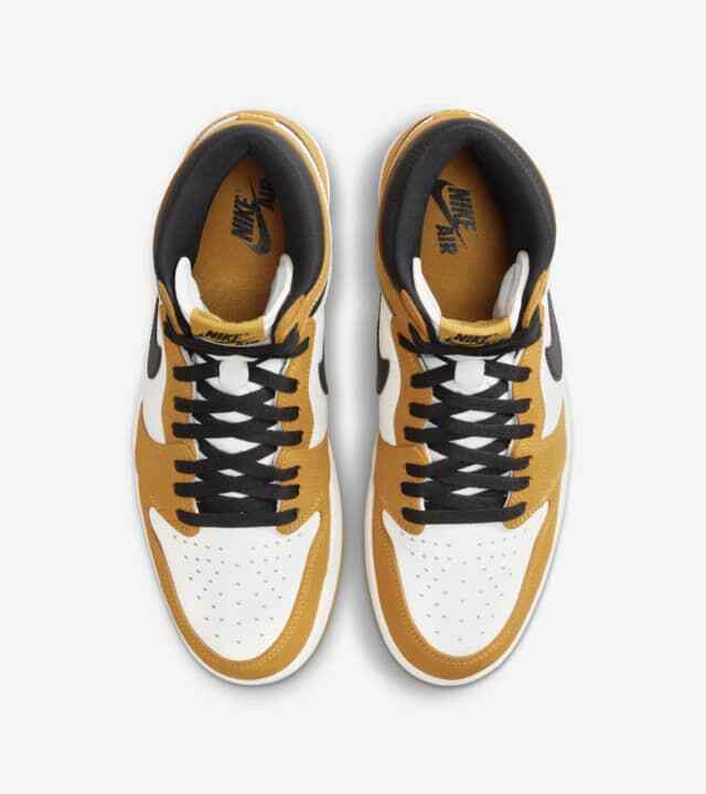 DZ5485-701 Nike Air Jordan 1 Retro High OG Yellow Ochre (Men's)