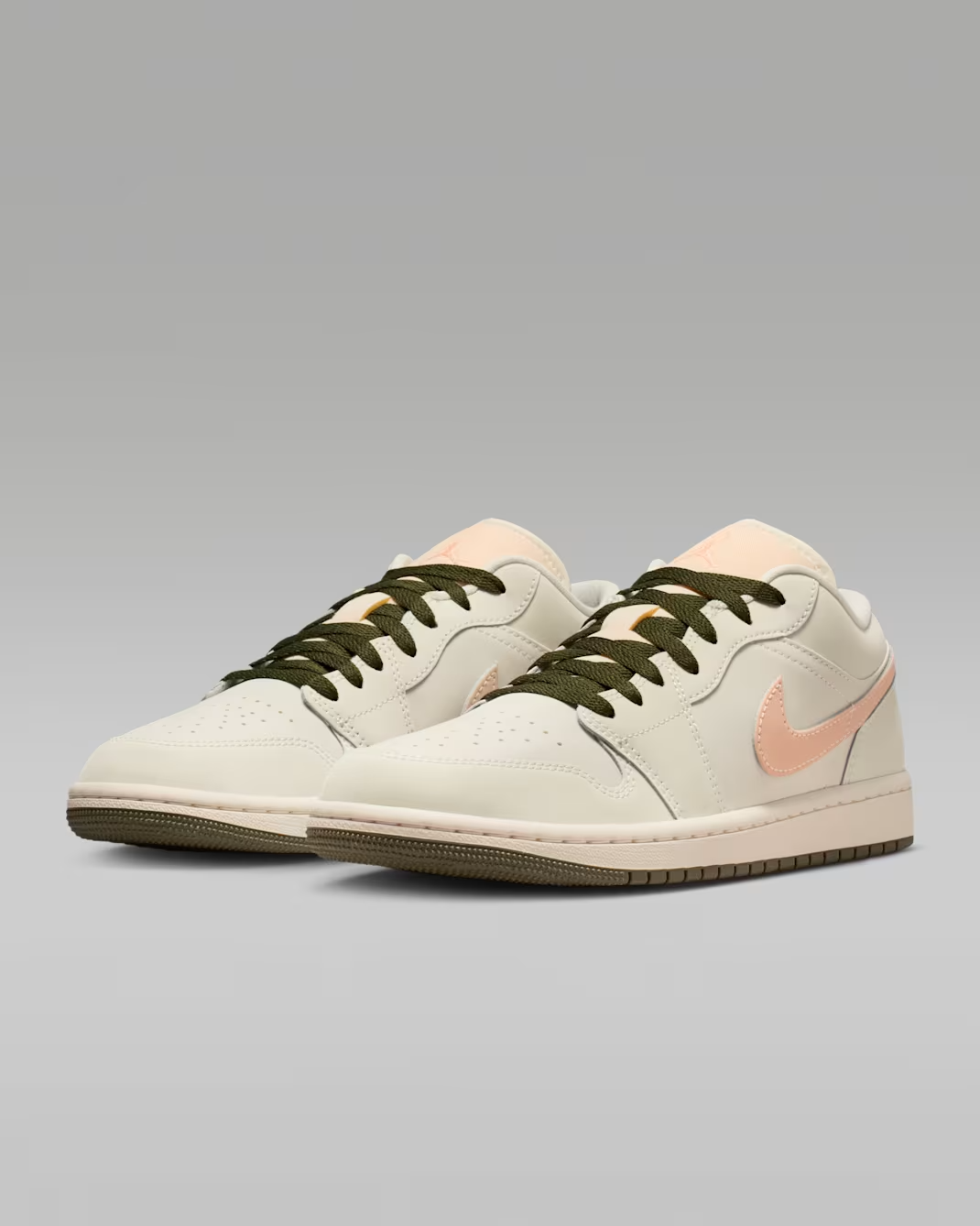DC0774-111 Nike Air Jordan 1 Low Sail Crimson Tint (Women's)