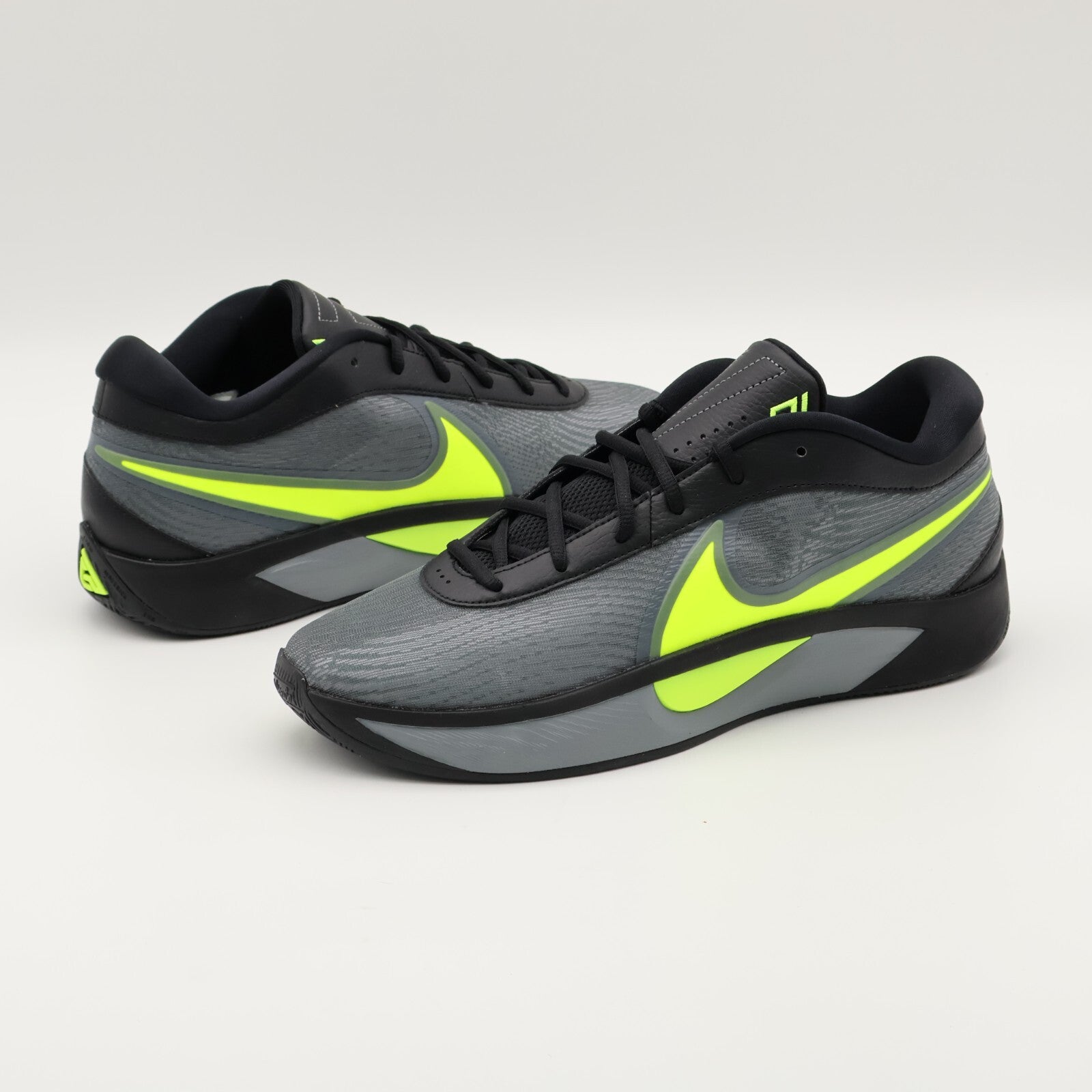 FJ7807-001 Nike Giannis Freak 6 Vibrancy Black Cool Grey Stadium Green (Men's)