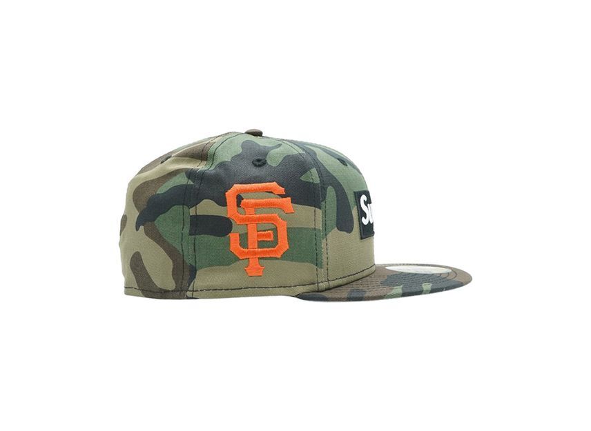 Supreme MLB Teams Box Logo New Era Woodland Camo