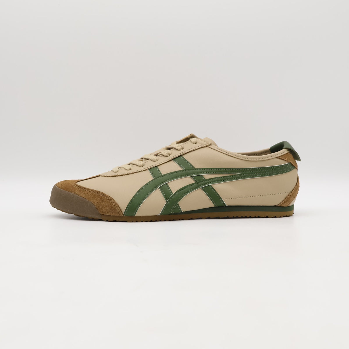 1183C102-250 Onitsuka Tiger Mexico 66 Beige Grass Green (Men's)