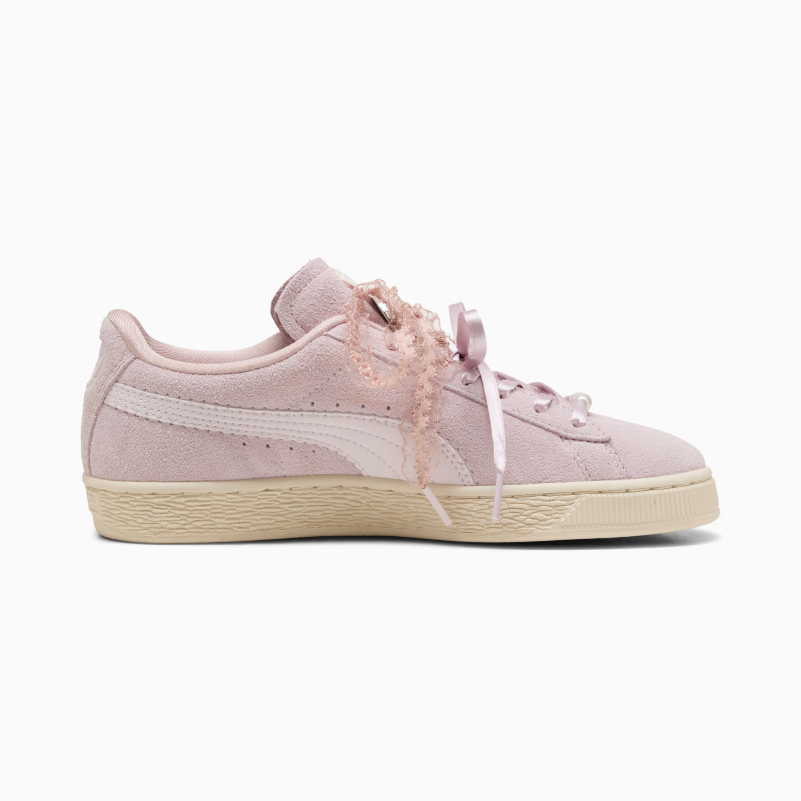 408330-05 Puma Suede Bloom "Misty Pink/Powder Pink" (Women's)