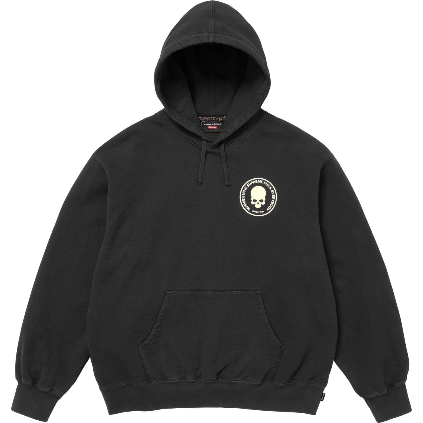 Supreme Number (N)ine Hooded Sweatshirt Black