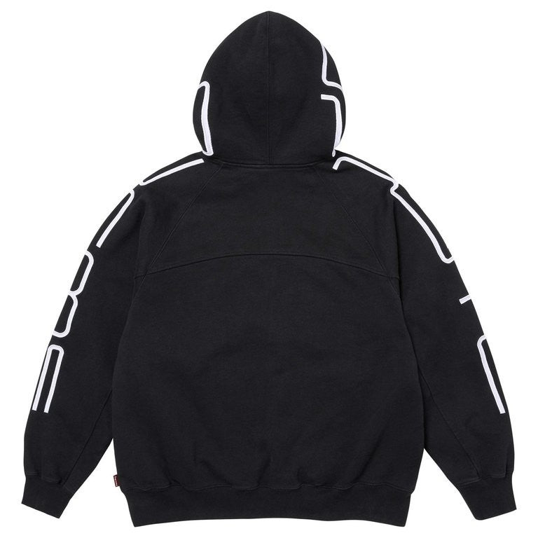Supreme Connect Zip Up Hooded Sweatshirt Black