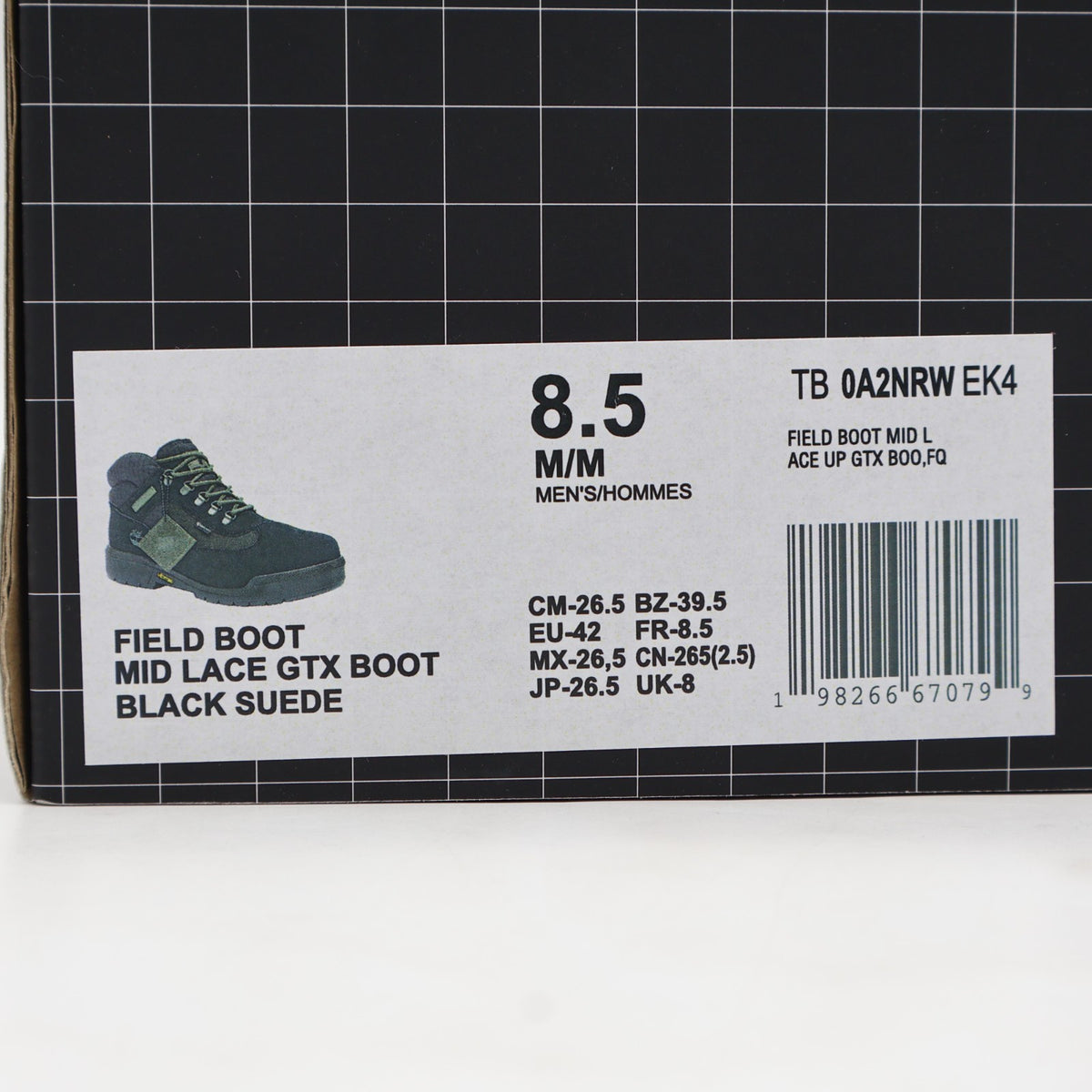 TB0A2NRWEK4 Undefeated Timberland Field Boot GORE-TEX Black (Men's)