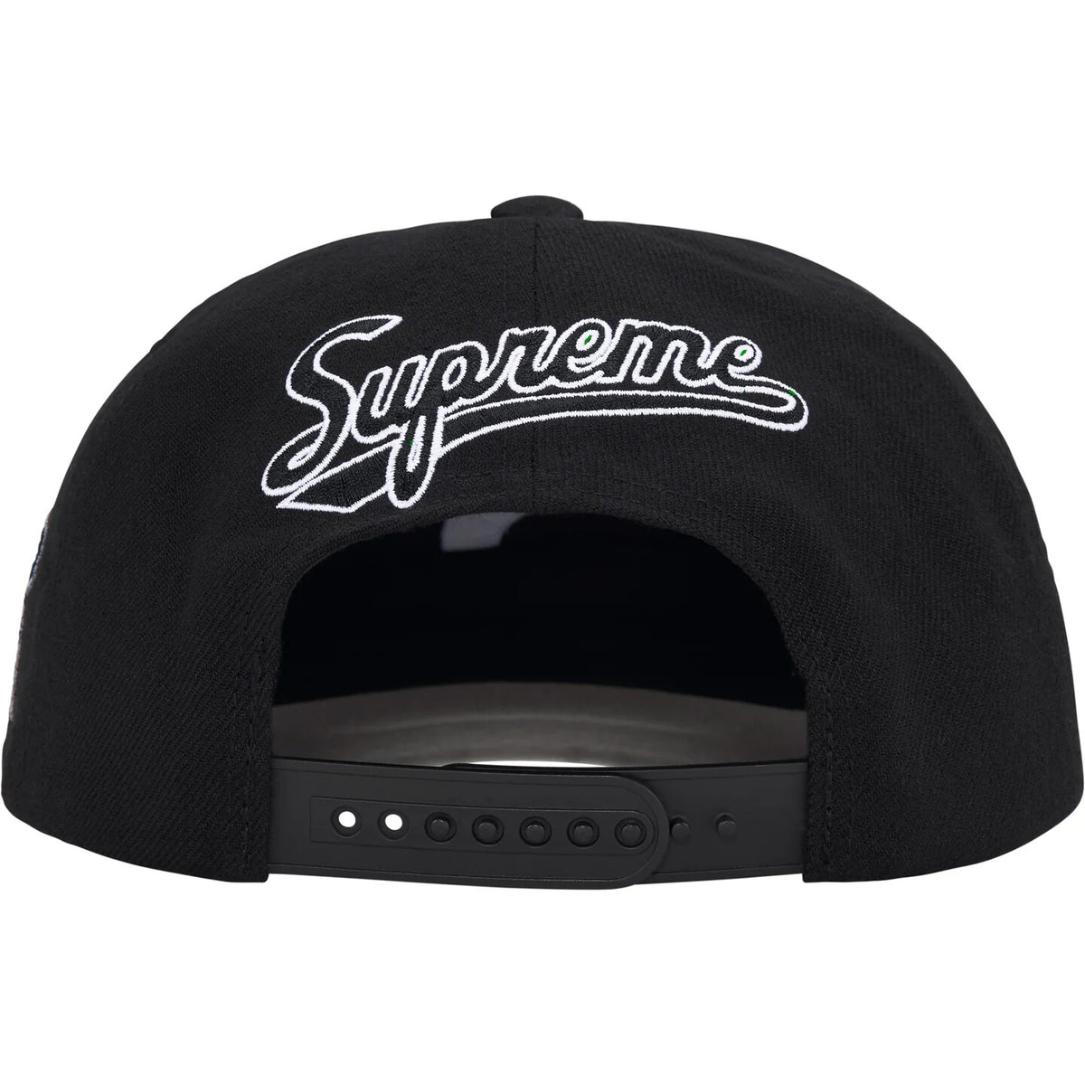 Supreme World Famous S Logo 6-Panel Black