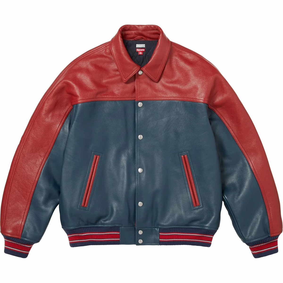 Supreme A.PRESSE Leather Jacket Multicolor