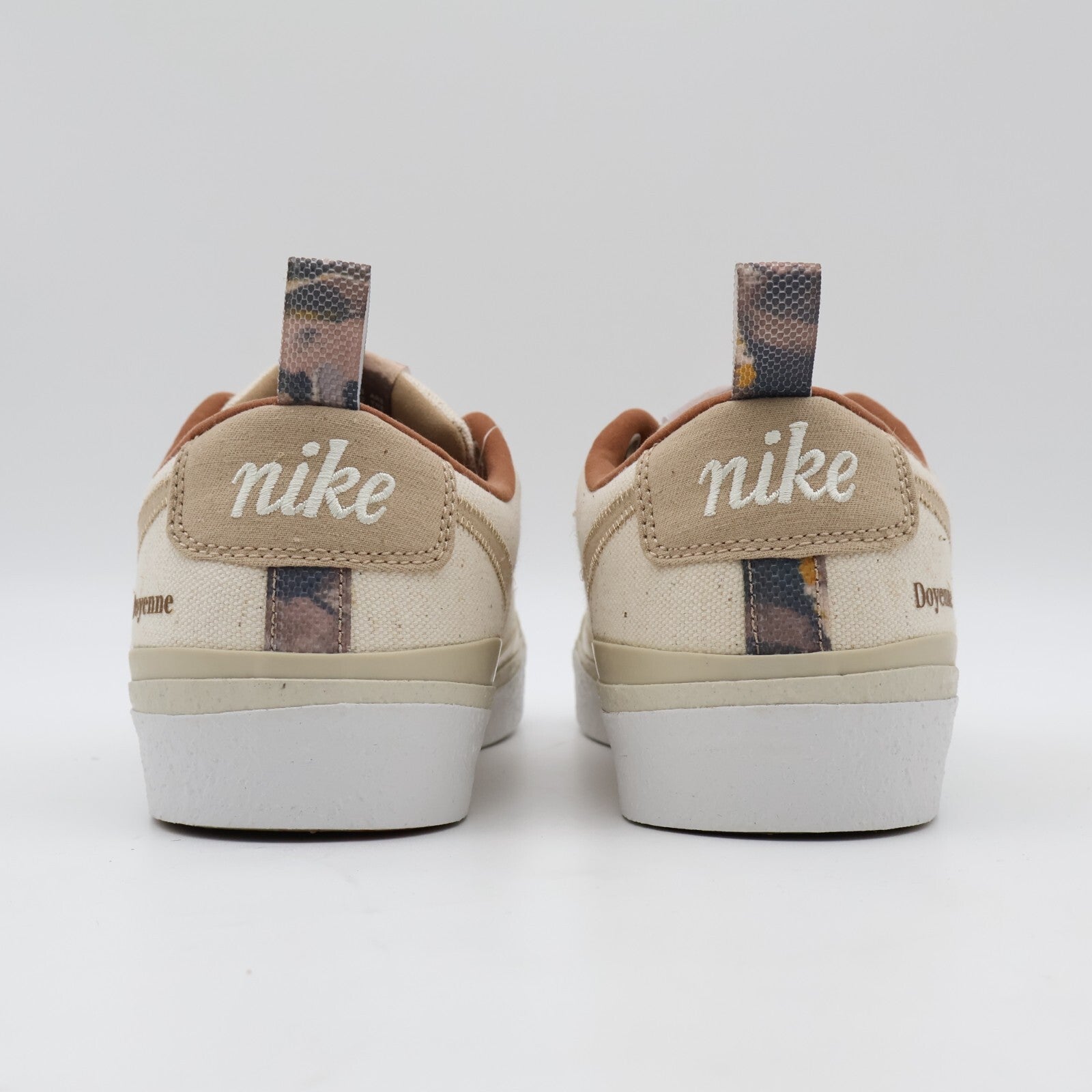 DZ3406-100 Doyenne Ã Nike SB Blazer Low Coconut Milk and Rattan Sail Brown Beige