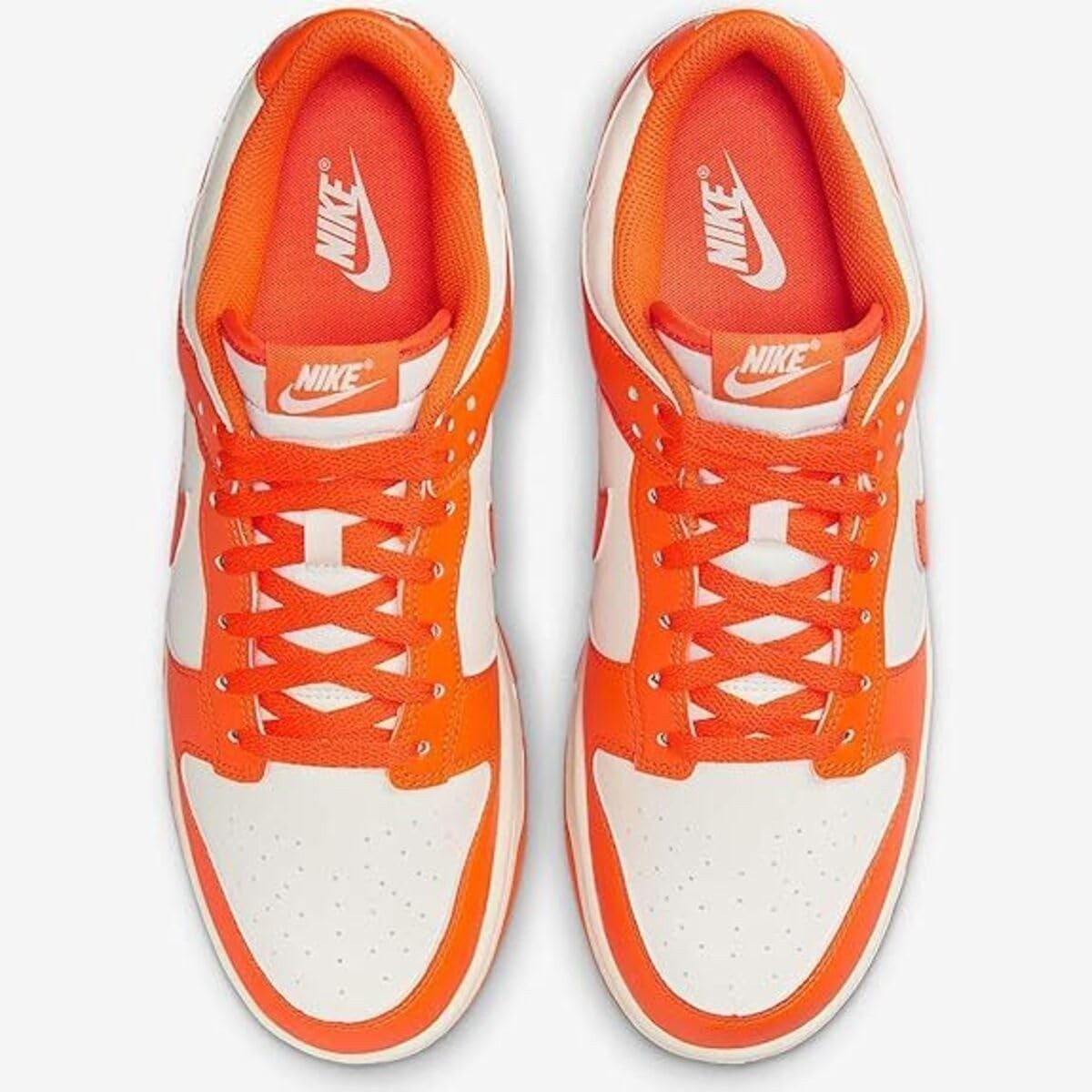HF5441-106 Nike Dunk Low Retro Syracuse/Pale Ivory/Safety Orange (Men's)