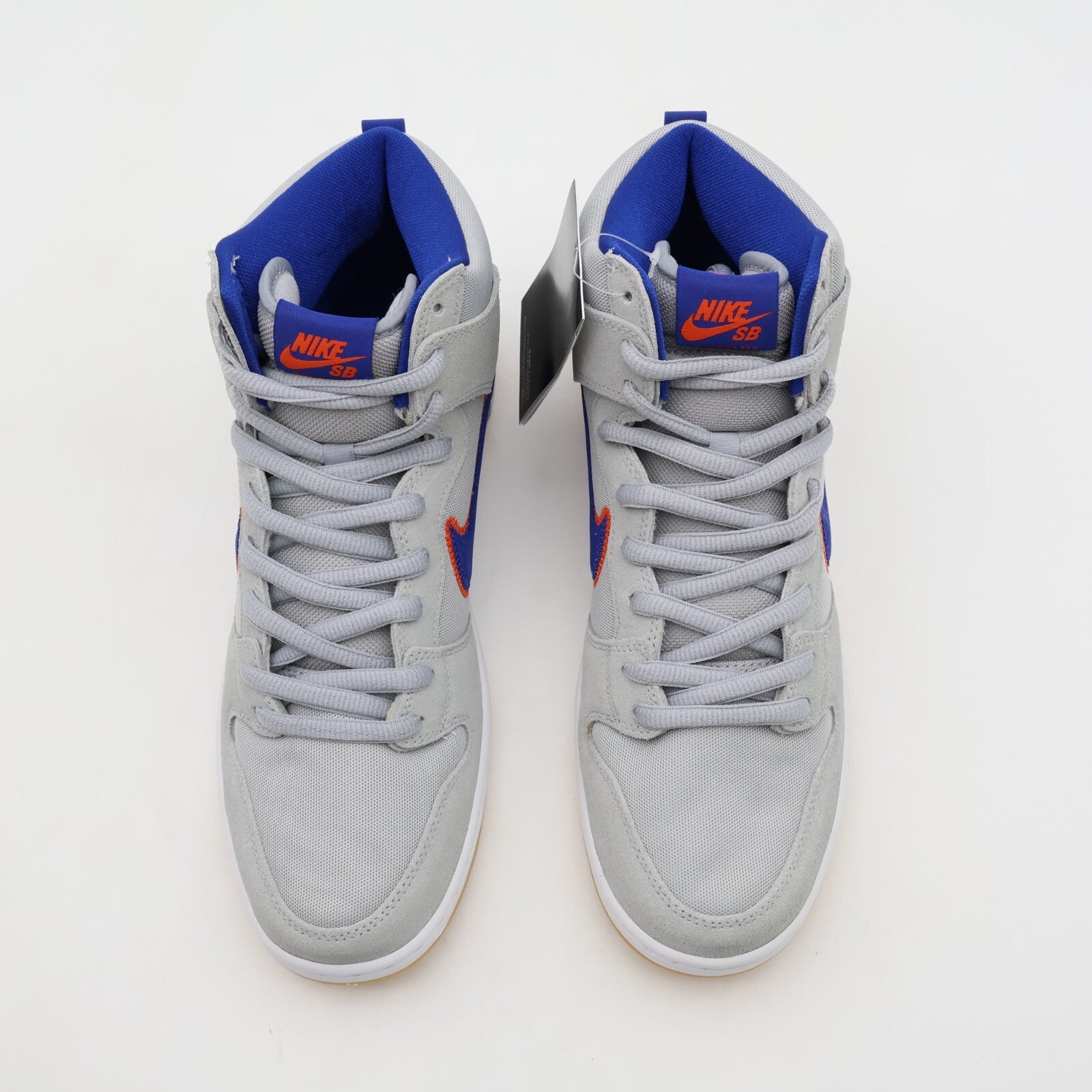 DH7155-001 Nike Dunk High SB New York Mets Rush Blue Orange Cloud Gray (Men's)
