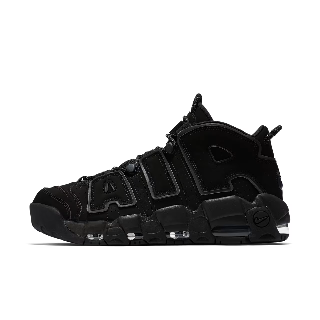414962-004 NIKE AIR MORE UPTEMPO BLACK (Men's)