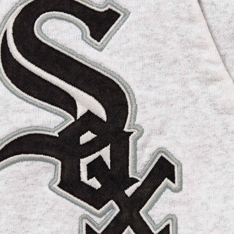 Supreme x Chicago White Sox Zip Up Hooded Sweatshirt Ash Grey