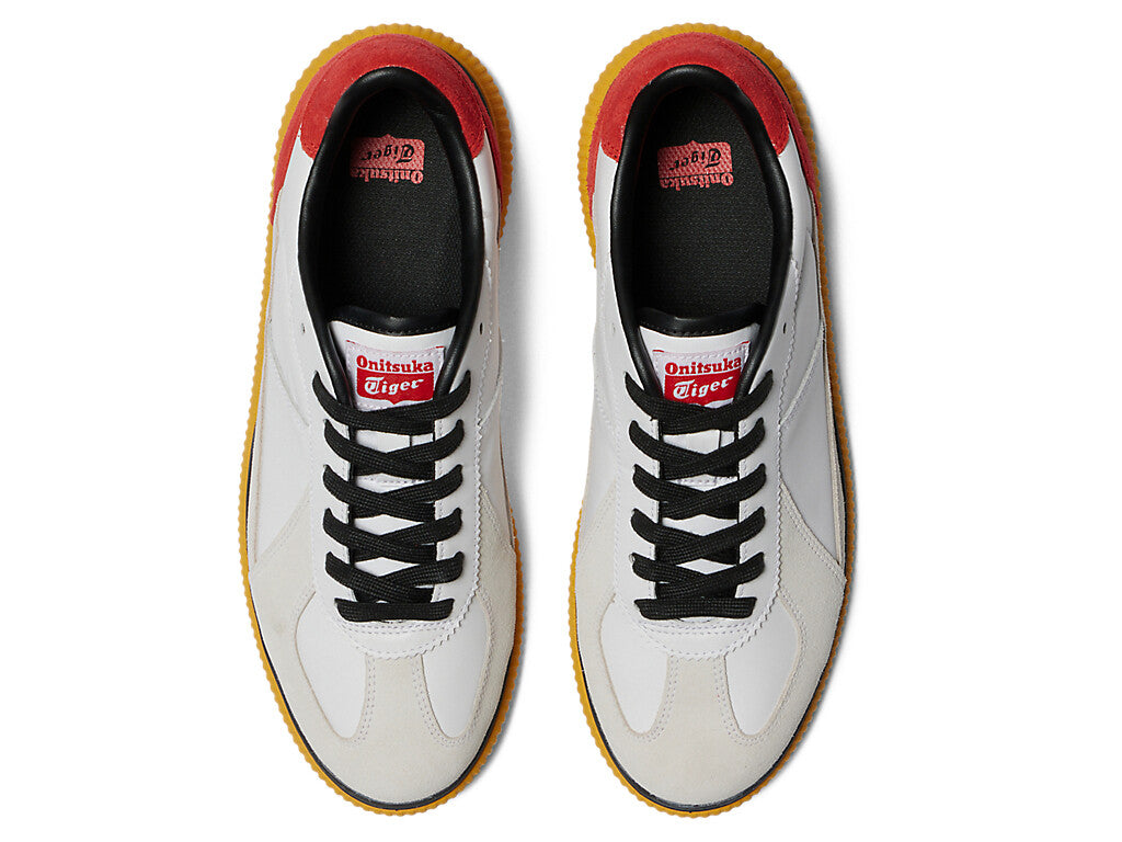 1183C217-101 Onitsuka Tiger Delecity L White Classic Red (Men's)